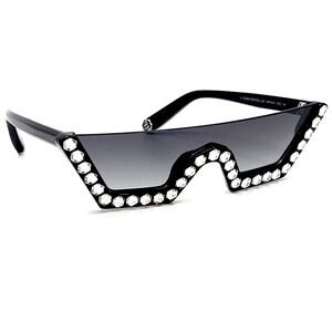 NEW!!! PHILIPP PLEIN Sunglasses Plein Crystal Lux SPP031S Col.0700 Authentic
